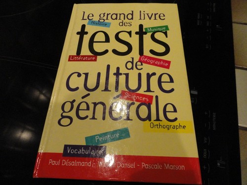 Grand livre des - des, tests