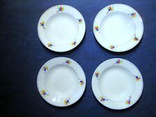 lot 4 ASSIETTES CREUSES Service NICE faience earthenware Teller GIEN  c1950