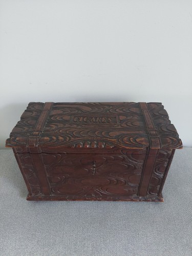 Boite cigares foret - boite, noire