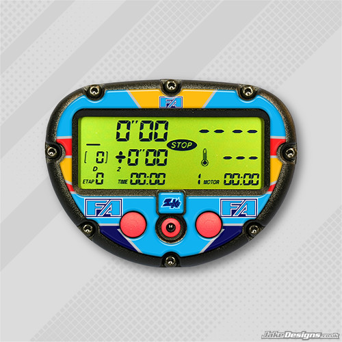 Alonso style gel sticker - alonso,