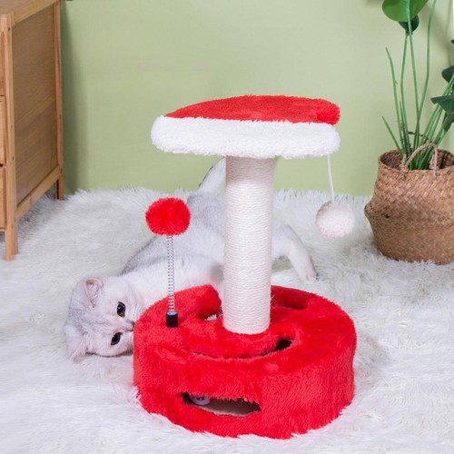 Arbre chat noël - chat,
