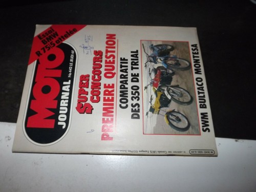 Revue moto journal n - moto,
