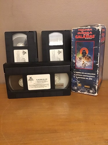 Coffret vhs trilogie star - vhs, wars