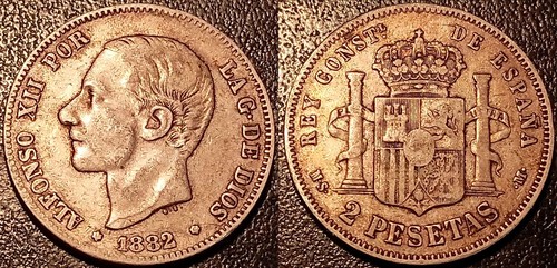Espagne alfonso xii - -, 2