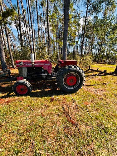 Older model red massey - red,