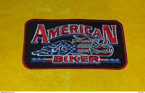 Tissu patch american biker - :,