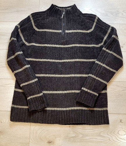Pull homme xxl rayé marron - xxl,