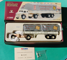 CORGI SERIE LIMITEE HERITAGE #73601 CAMION BERLIET TLR  "LU" NEUF + BOITE