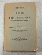 Je code de droit canonique