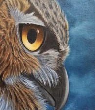 Peinture, tableau, huile sur toile format 18/21 cm année 2025. Etude