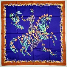 RARE VINTAGE foulard en soie