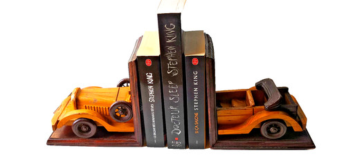 Paire serre livres vintage - paire, de