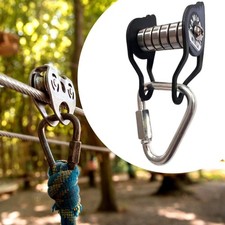 Poulie de slackline Tyrolienne en acier inoxydable pour le sport des enfants