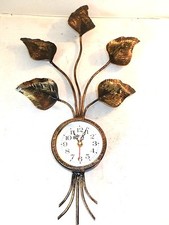 Grand Horloge Murale Feuilles