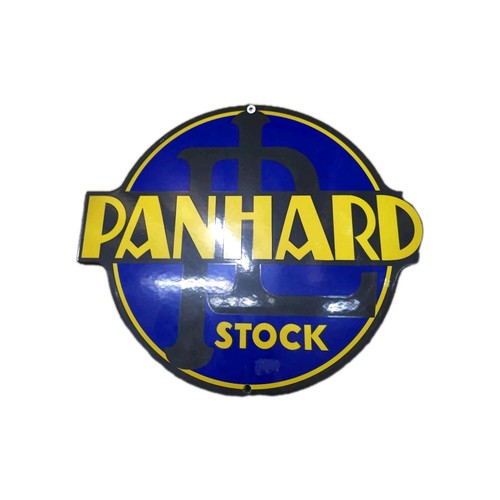 Plaque émaillée panhard - émaillée,