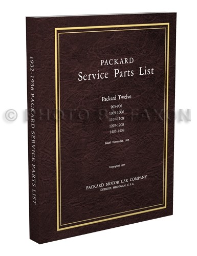 Livre pièces packard 12 - de,