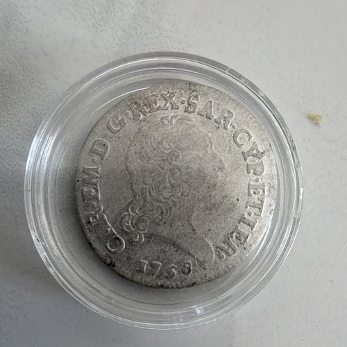 Pièce italie 1758 argent - italie,