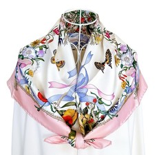 Foulard vintage en soie