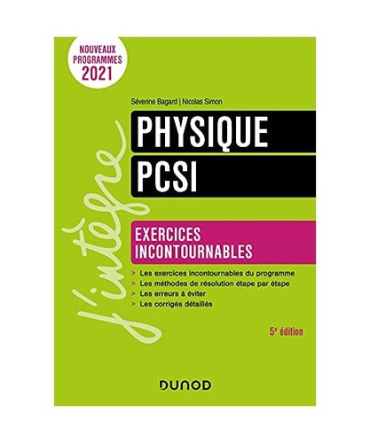 Physique pcsi 5e éd - physique,