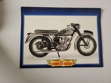 Carte Fiche Moto Passion Édition Atlas Triumph T20 Tiger Cub