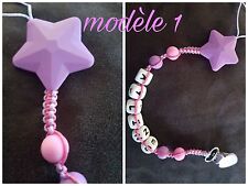 attache sucette personnalise