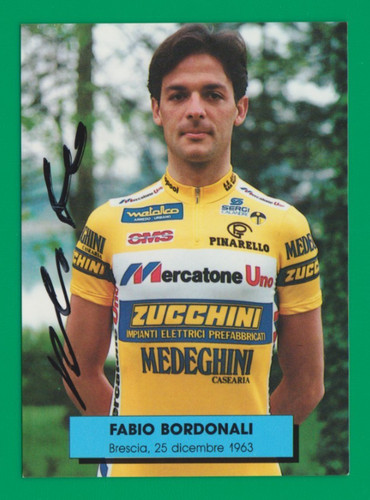 Cyclisme carte cycliste fabio - carte,