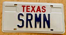 VANITY AUTO LICENSE PLATE "