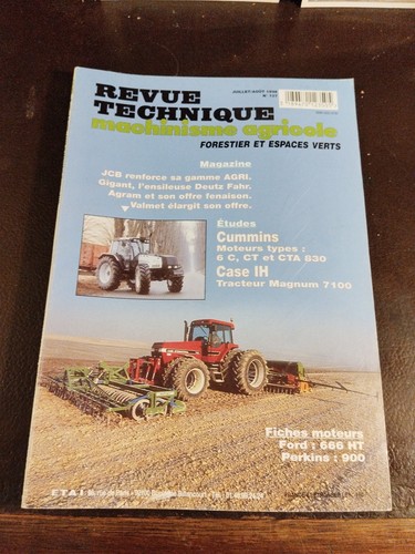 Revue technique machinisme - revue,