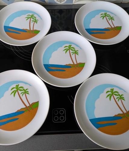 Assiettes plates mélamine - assiettes,