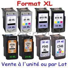 Cartouches d'encre comp. Canon PG40 PG512 PG540 PG545 CL41 CL512 CL541 CL546 XL