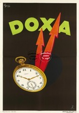 DOXA MONTRE Rhvi - POSTER HQ 50x70cm d'une AFFICHE VINTAGE