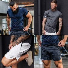 Summer Men Gym Sports Jogging
