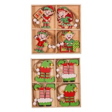 Ornements de noël en bois, 12