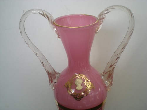 Superbe grand vase - vase, opaline
