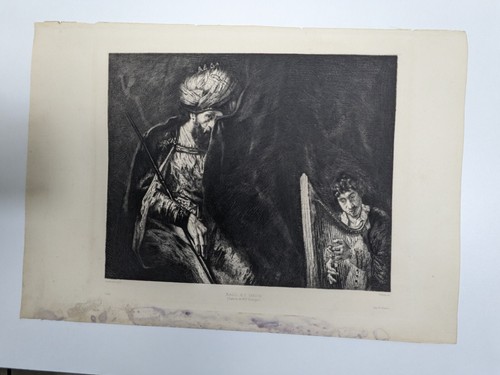 Eau forte après - eau, rembrandt
