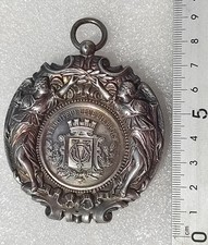 MEDAILLE ARGENT VELOCIPEDE