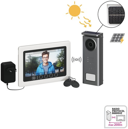 Visiophone sans fil - , solaire