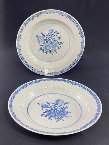 Paire assiettes xviiie en - paire, d'assiettes
