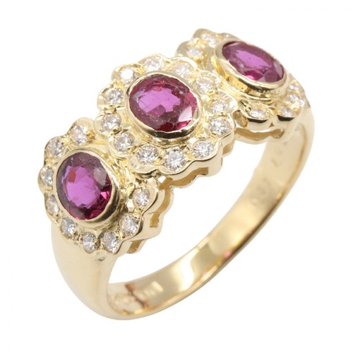 Bijoux bague diamant rubis - bague,