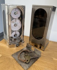 Ancien Constateur Pigeon En Laiton Chromé