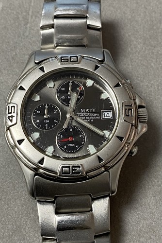 Chronographe montre homme maty - chronographe,