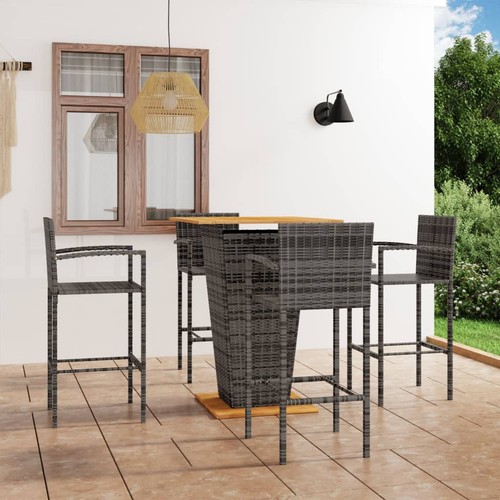 Ensemble bar jardin 5 - bar, de