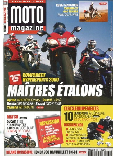 Moto magazine 260 aprilia - moto,