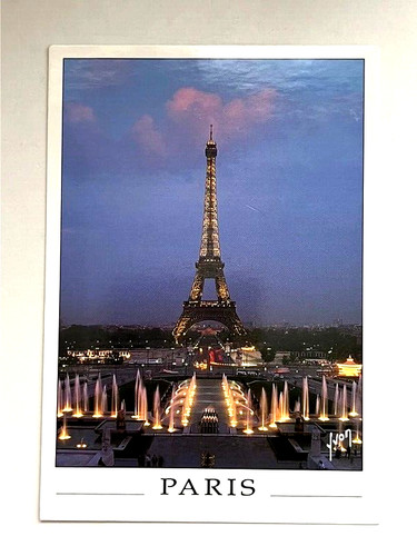 Carte postale paris tour - postale,