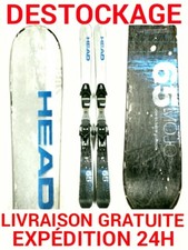 ski occasion enfant HEAD tailles:87cm/97cm/117cm/127cm/137cm + fixations 