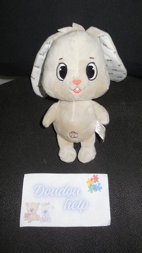 Doudou peluche lapin beige - lapin,