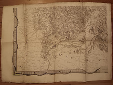 Carte ancienne type Cassini Lyon Dauphiné Ain Bresse