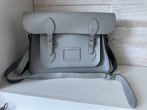 Large grey cambridge satchel - large,