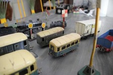 Lot Jouets SNCF wagons Trains tôle marchandises Hornby, JEP, Zeuke Bahnen +Loco