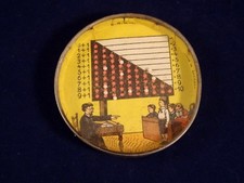 Ancien jeu de patience billes dexterity puzzle addition école Germany 1920/30